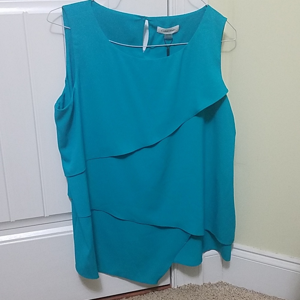 Calvin Klein sleeveless blouse